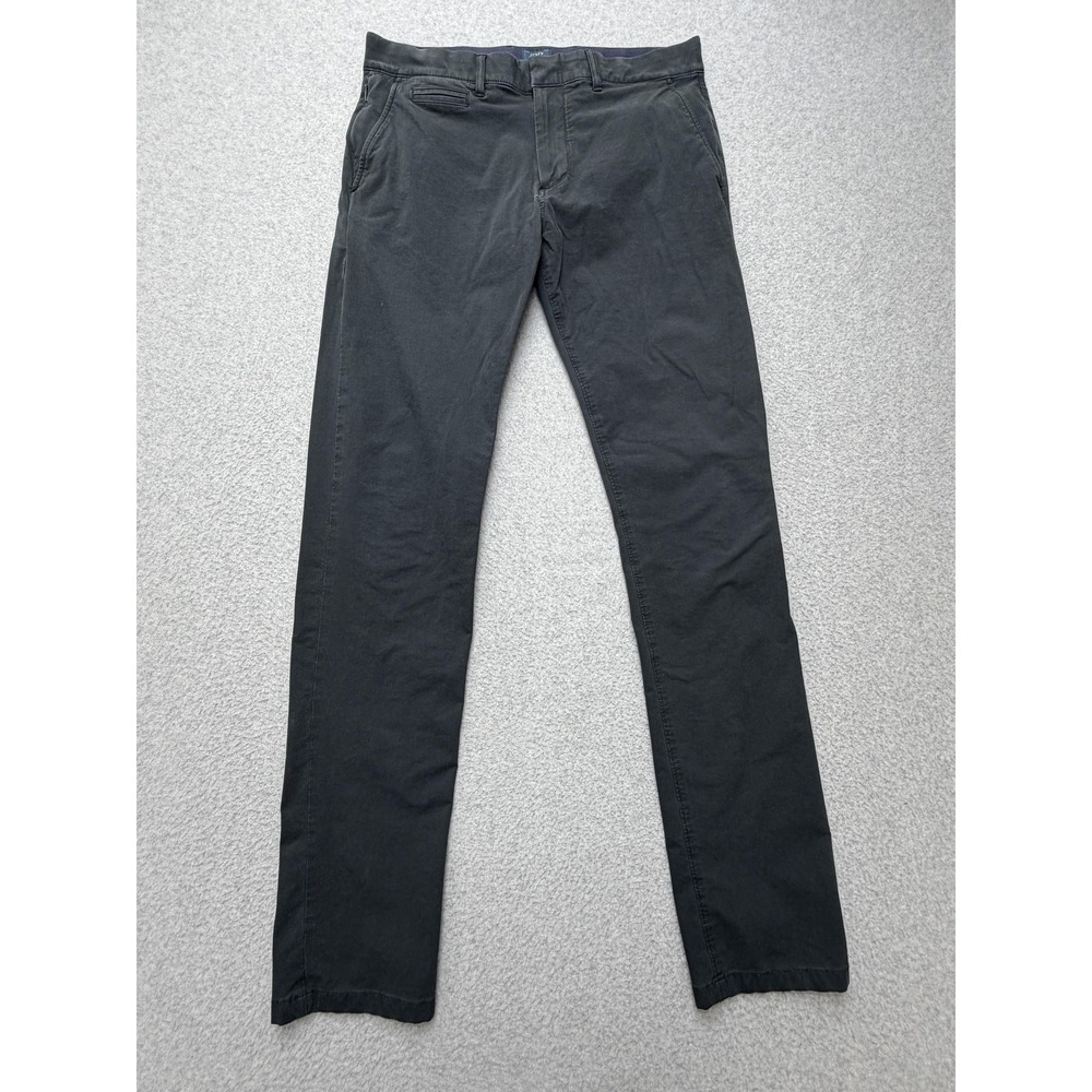J.Crew Pants Mens 32x34 Gray Tech Pant 484 Slim‎ Chino Stretch Casual Everyday